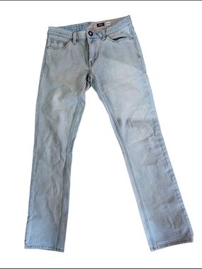Volcom Light Blue Men’s Slim Straight Jeans